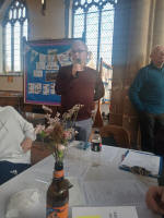 New Guild Chairman Mark Ogden speaks at the AGM at Beccles.