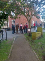  Some members outside at Beccles.