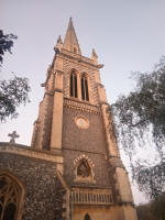 St Mary-le-Tower at 9.30 this evening.