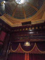 Inside St Martin's Theatre.