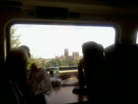 Durham Cathedral from the train.