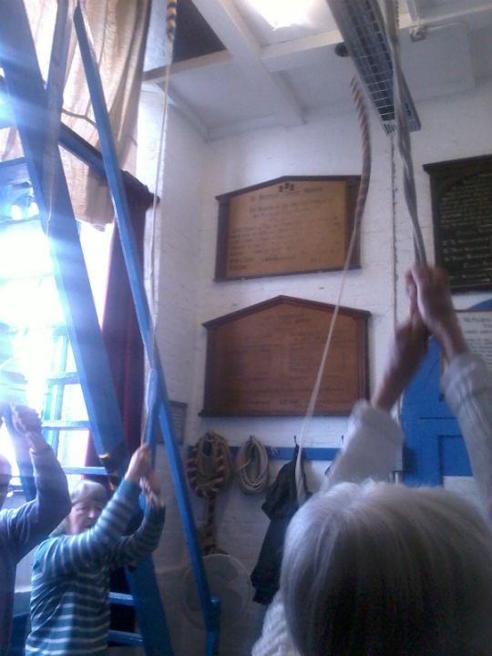 Ringing at Harwich on the Woodbridge Outing.