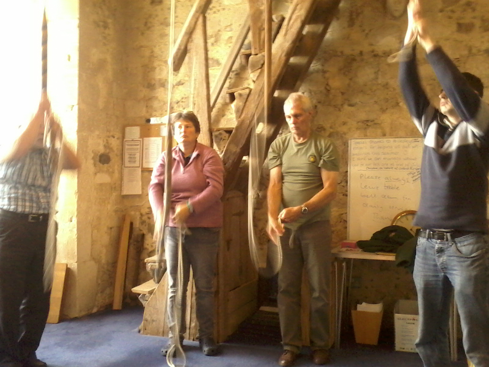 Ringing at Orford for the South-East District Quarterly Meeting.