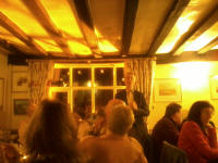 Mike Whitby speaks at the Pettistree Dinner at The Crown Inn at Snape.