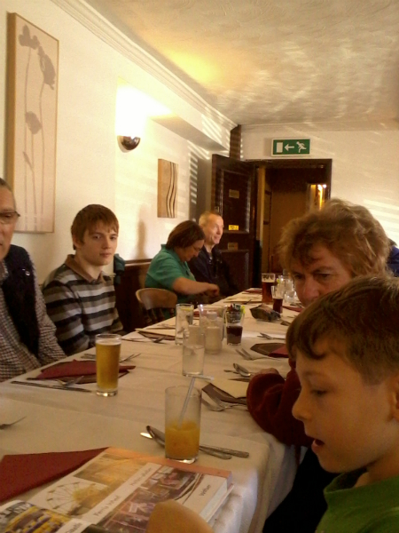 Lunch at The Worlds End in Mulbarton.