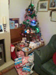 Our Christmas Tree after Santa had been!