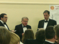 Jason Busby, Peter Harper & Philip Gorrod singing.