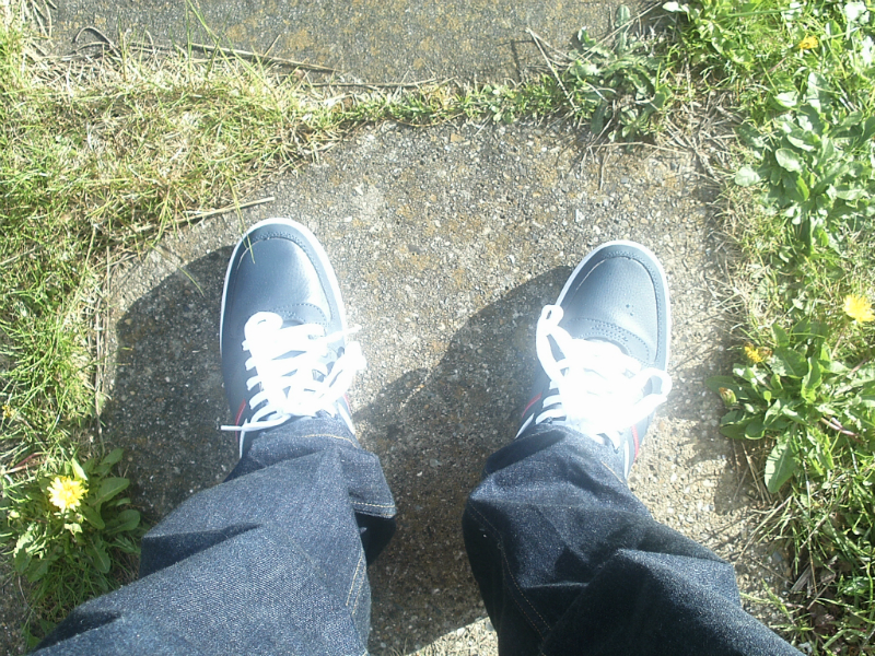 My new trainers. So clean they actually shine! I winder how long that'll last...