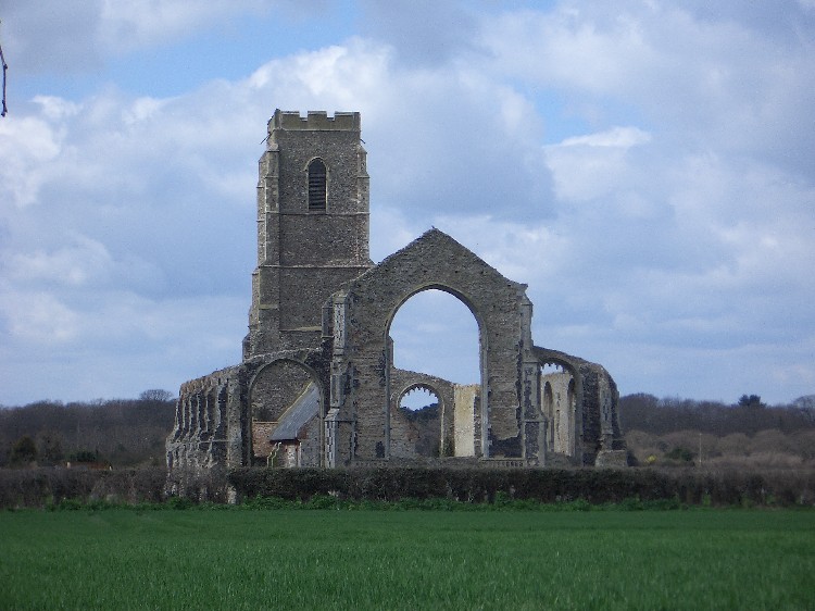 Photo of St Andrew church, Covehithe