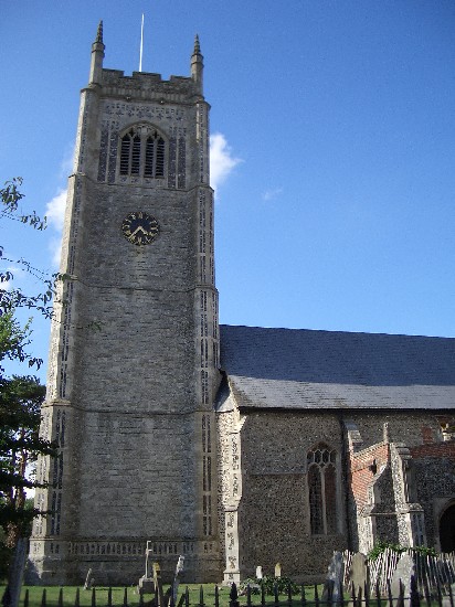 Photo of All Saints church, Laxfield