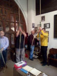 Ringing at Essendon on the 2019 SE District Outing.