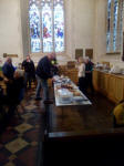 Tea, coffee & cake at the George W Pipe Striking Competition in St Mary-le-Tower church.