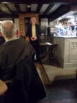 Mike Whitby speaks at the Pettistree Ringers’ Dinner at The Greyhound.