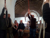Ringing at Monewden during the South-East District Practice.