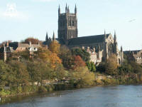 Worcester Cathedral.