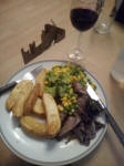 Our three course meal for the College Youths.