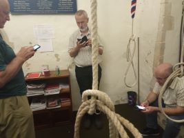 Modern day ringing chamber during a lull at Pettistree practice!