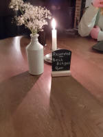 Our welcome at the Greyhound Inn tonight.