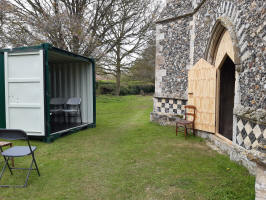 Pettistree Ringers' Waiting Room.