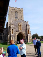 Members catching up at Debenham.