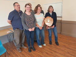 The Debenham team & the judges. Image: Chris Garner.