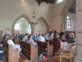 Tour meeting at Wigmore.