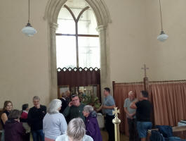 Ringing at Pettistree for the South-East District Meeting.