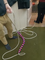 Broken rope at Pettistree.