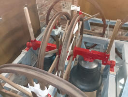 The bells at Drinkstone.