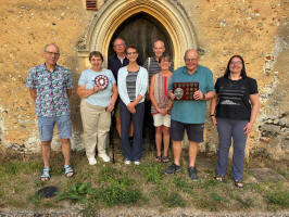 Clare's victorious ringers at the South-West District Striking Competitions.
