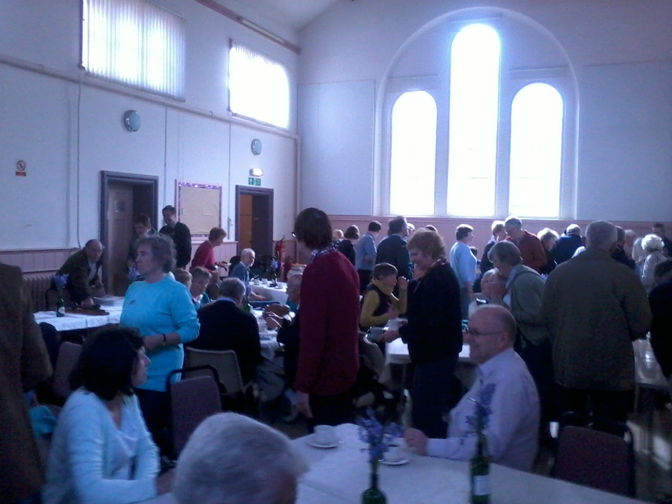  In Hungate Hall for the 2017 Suffolk Guild AGM.