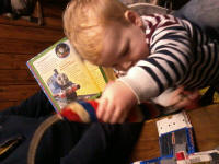 Alfie partaking in the Christmas ringing at St Marty-le-Tower.