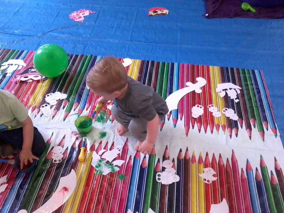 Alfie at Robyn's birthday party.