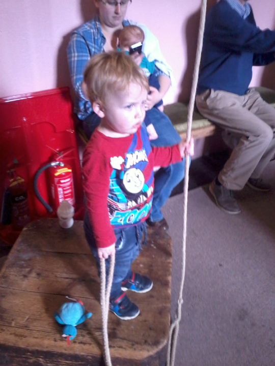 Alfie on the tenor at Woodbridge.