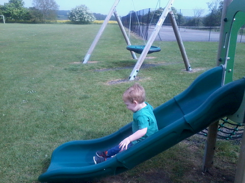 Fun at the playground at Bredfield!