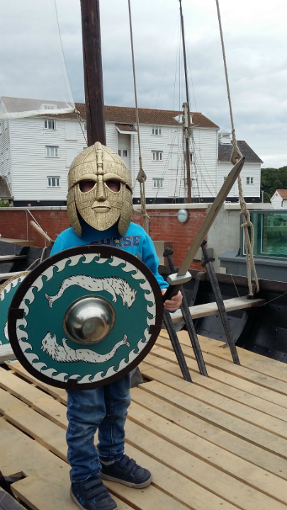 Alfie at Woodbridge Regatta.