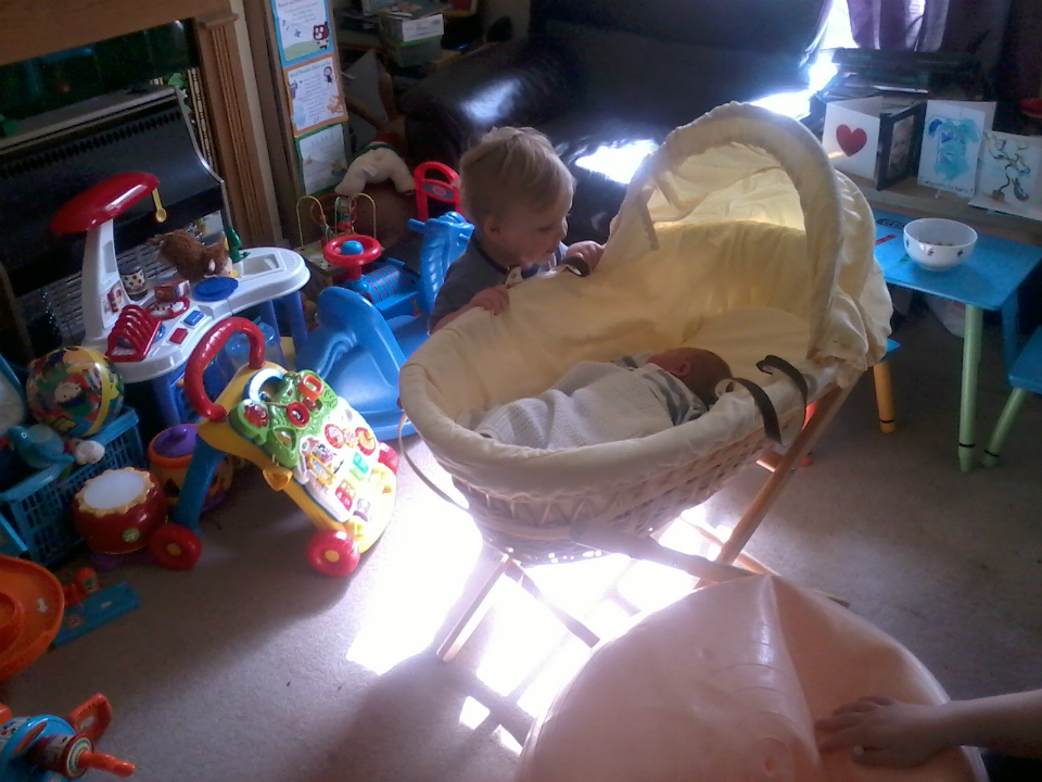 Alfie gets to know Joshua.