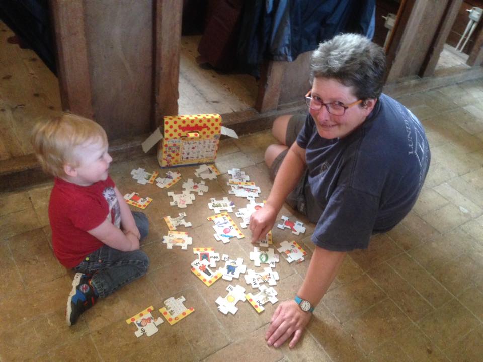 Alfie & Kate at Pettistree practice.