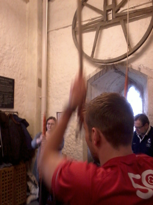 Ringing at Bardwell for the North-West District Practice.