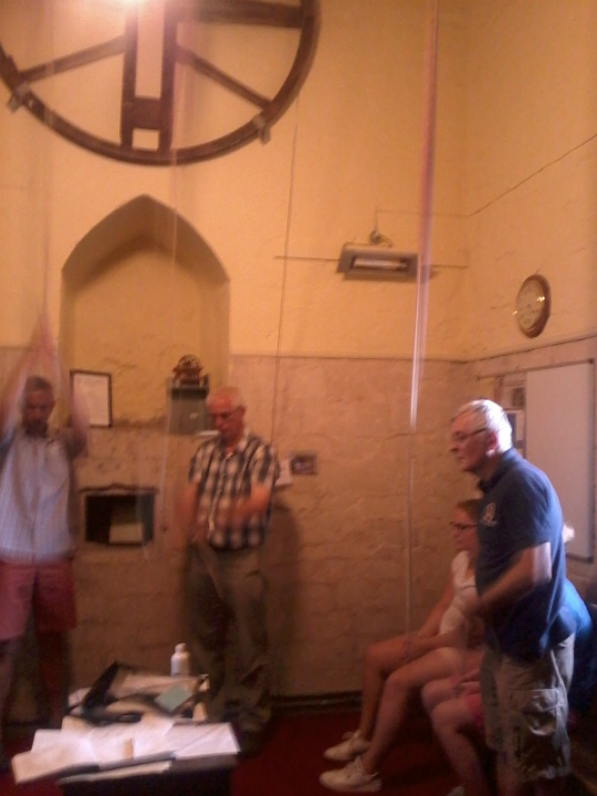 Ringing at Bottisham on Rambling Ringers Tour.