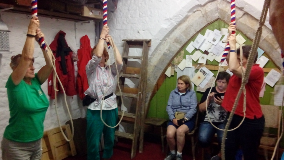 Ringing at Chelmorton.
