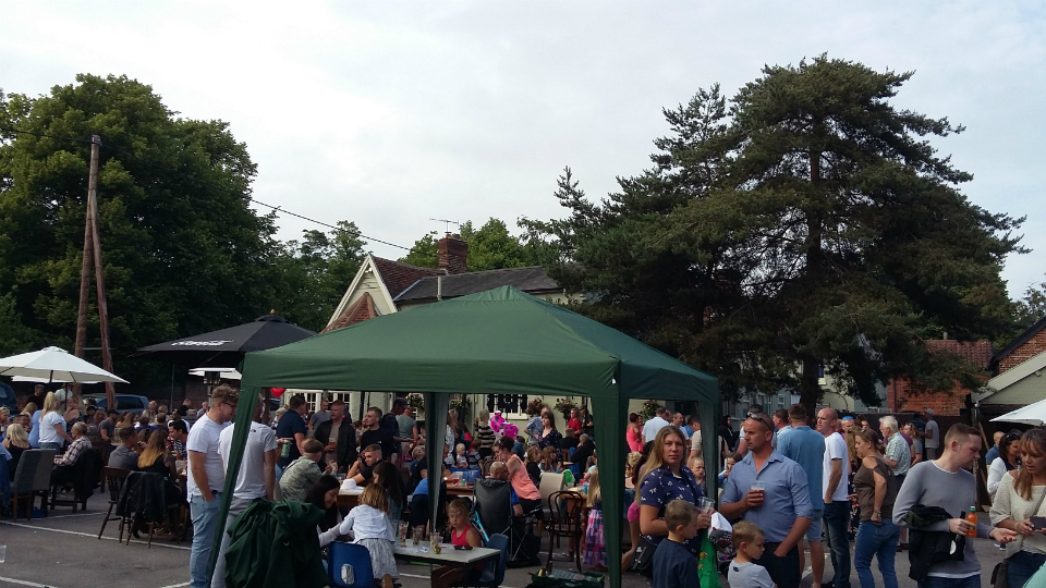 Beer festival at the Coach & Horses.