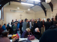 Gathered in the Parish Rooms at Saffron Walden.