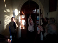 Ringing at Hacheston for the South-East District Meeting.