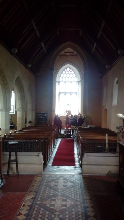 Ringing at Harkstead on the Woodbridge Ringers' Outing.