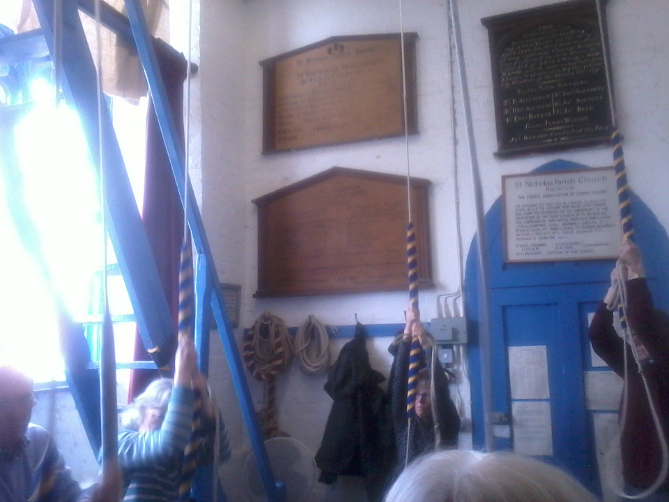 Ringing at Harwich on the Woodbridge Outing.