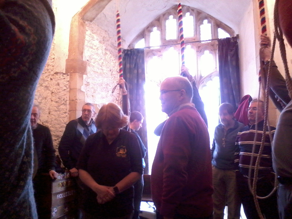 Ringing at Hollesley at South-East District Practice.