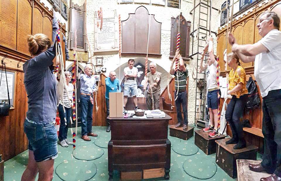 St Mary-le-Tower practice night.