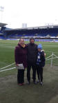 Ruthie, myself & Mason on the Ipswich Town stadium tour before the match. 