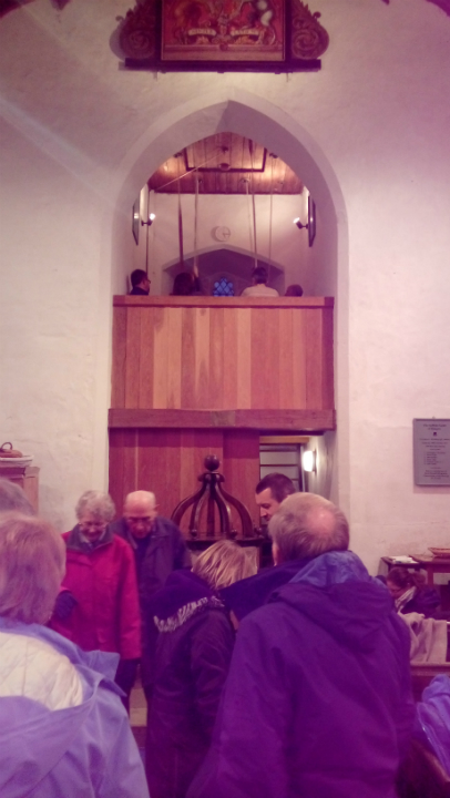 Ringing at Kettleburgh for the South-East District ADM.